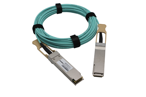 Cáp quang hoạt động QSFP28 đến QSFP28 AOC Ethernet 100G 26AWG