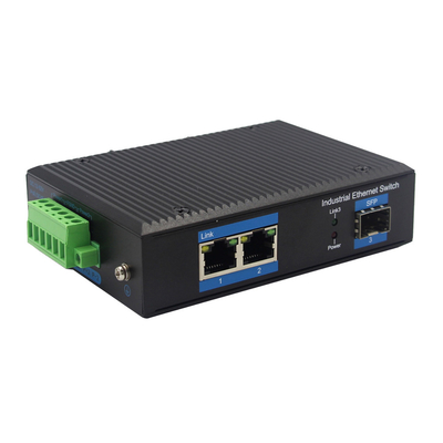 Bộ chuyển mạch Ethernet công nghiệp SFP sang 2 UTP Din Rail 10/100/1000M