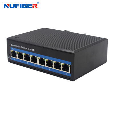 Mạng cáp quang chuyển mạch Ethernet công nghiệp OEM POE Gigabit với 4/8 cổng