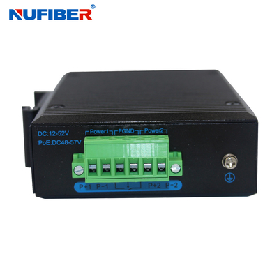 Mạng cáp quang chuyển mạch Ethernet công nghiệp OEM POE Gigabit với 4/8 cổng
