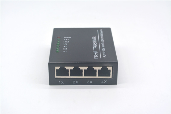 Bộ chuyển mạch Ethernet cáp quang UTP vỏ sắt, Bộ chuyển mạch Ethernet 10 cổng 100Mbps 4 cổng