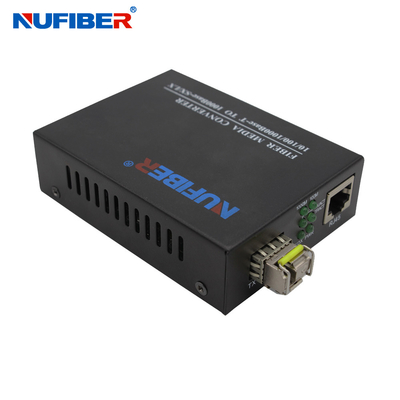 Bộ chuyển đổi quang học khe cắm Gigabit SFP 10/100 / 1000M Bộ chuyển đổi SFP sang UTP Ethernet 5V1A
